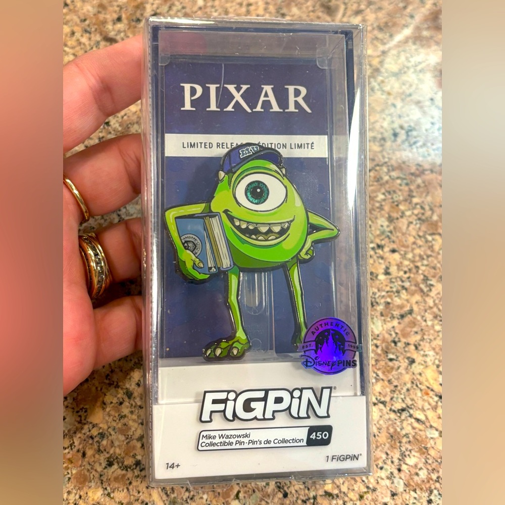 Pixar Mike Wazowski FiGPiN Collectible Pin